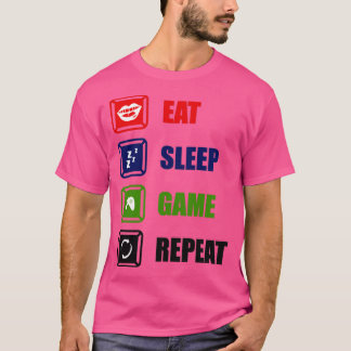 Schlafspiel wiederholen 1 T-Shirt