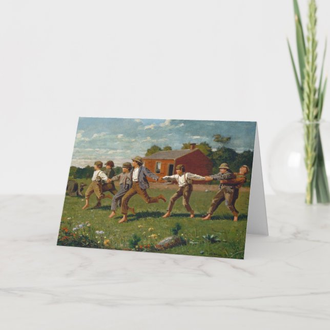 Schläfst die Hüfte | Winslow Homer Karte (Vorderseite)