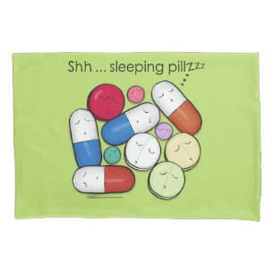 Schlaftabletten - Medikation Kissenbezug