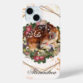 Schlaftier, braune Tiergrafie Case-Mate iPhone Hülle