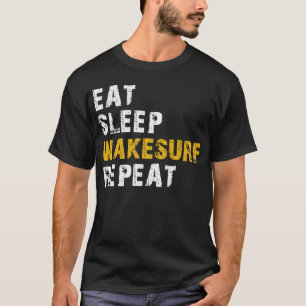Schlafwakesurf essen T-Shirt