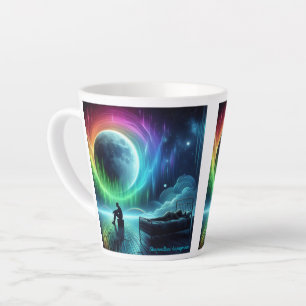Schlafwandler Anonyme Latte-Tasse Milchtasse