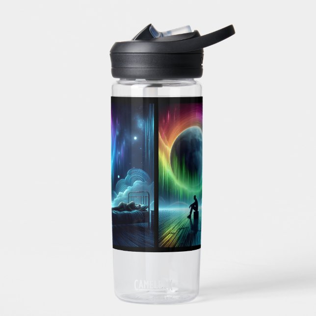 Schlafwandler Anonyme Wasserflasche Trinkflasche (Links)