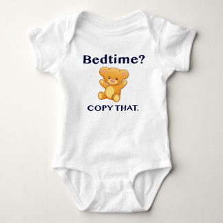Schlafzeit? Kopieren Sie das. Baby Strampler