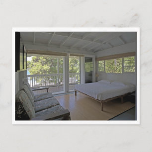 Schlafzimmer am Meer Zen Hütte in Kona Postkarte