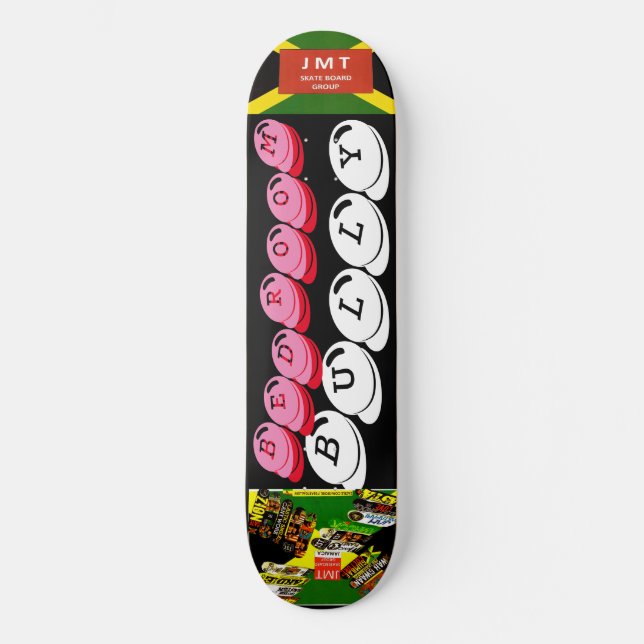 SCHLAFZIMMER BULLY JMT 8 1/4" Skateboarddecke Skateboard (Vorderseite)