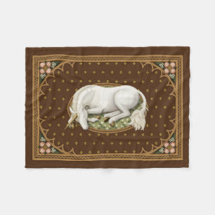 Schlafzimmer Einhorn Antikes Braun Mittelalter Fleecedecke