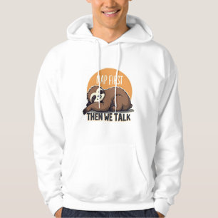 Schlafzitat Sloth Vintage Süßes Faules Tier-Shirt Hoodie