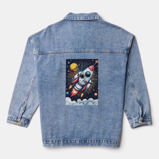 Schlag ab! jeansjacke (Rückseite)
