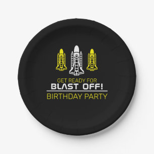 Schlag ab! Raumschiff, Geburtstag Pappteller