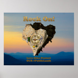 SCHLAG AN! Liebe-Wanderung schützt unsere öffentli Poster