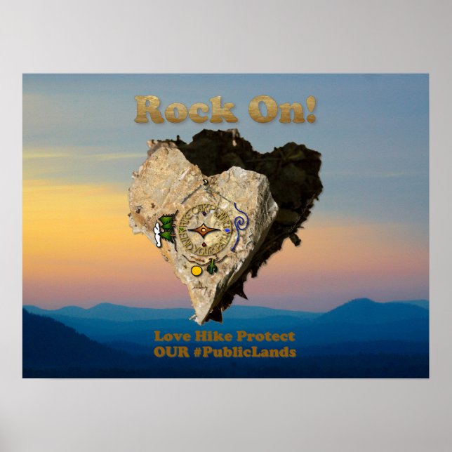 SCHLAG AN! Liebe-Wanderung schützt unsere öffentli Poster (Vorne)