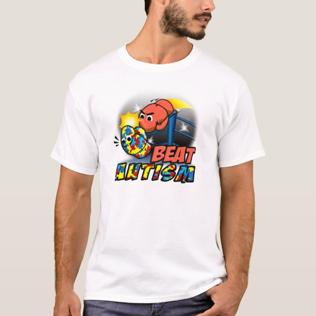Schlag-Autismus T-Shirt (Vorderseite)