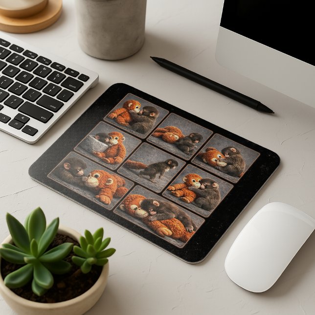 Schlag Baby Affe Mousepad (Von Creator hochgeladen)