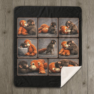 Schlag Baby Affe Sherpadecke