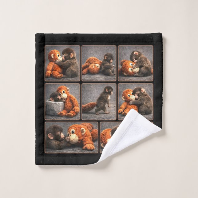 Schlag Baby Affe Waschlappen (Waschlappen)