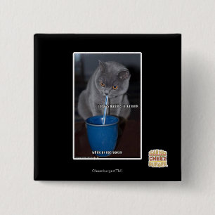 Schlag-Blasen in ur Milch Button