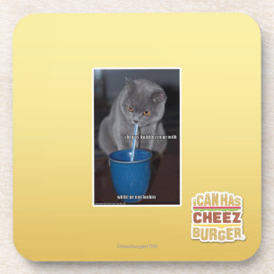 Schlag-Blasen in ur Milch Getränkeuntersetzer