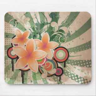 Schlag-Blumen Mousepad