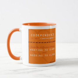 Schlag Codependence Mindfulness-Tasse Tasse