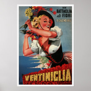 SCHLAG FÜR BLUME FESTIVAL 1957 POSTER