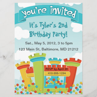 Schlag-Haus-Party Einladung