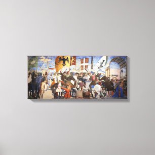 SCHLAG HERACLIUS von Piero Della Francesca Leinwanddruck