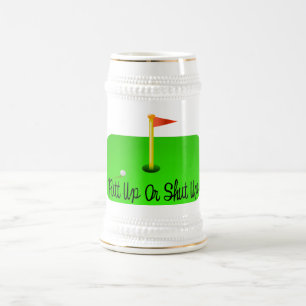 Schlag-hohes oder geschlossenes Golf Bierglas