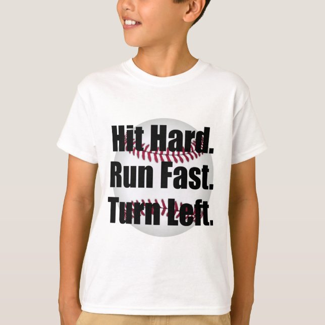 Schlag lassen stark die schnelle verlassene T-Shirt (Vorderseite)