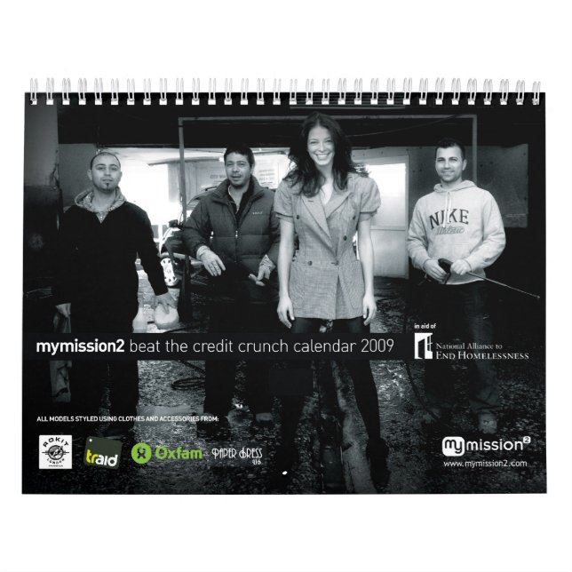 Schlag mymission2 der Kreditklemme-Kalender 2009 Kalender (Titelbild)
