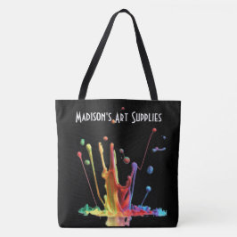 Schlag Paint! Personalisierte Kunstlieferungen Tasche
