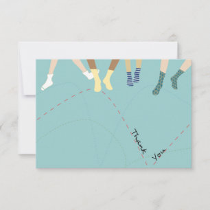 Schlag-Party-Ebene danken Ihnen Dankeskarte