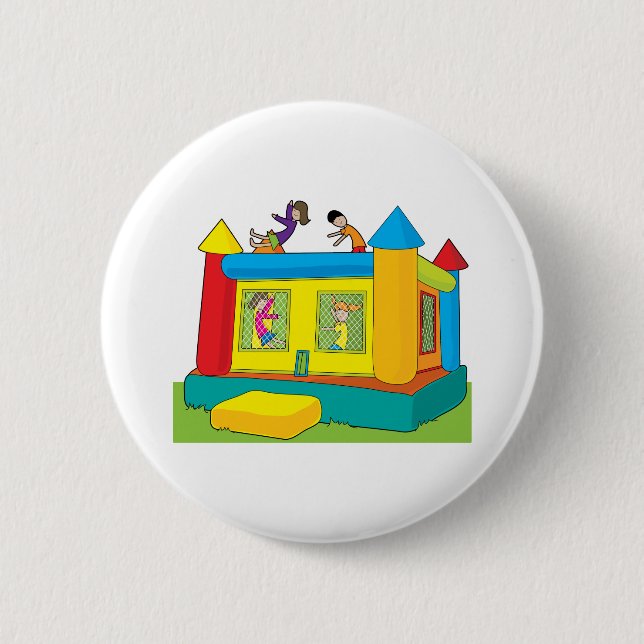 Schlag-Schloss-Kinder Button (Vorderseite)