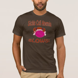 Schlag-Sichel-Zellen-Anämie-Shirt T-Shirt