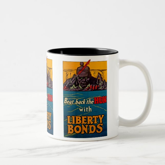 Schlag zurück zweifarbige tasse (Rechts)