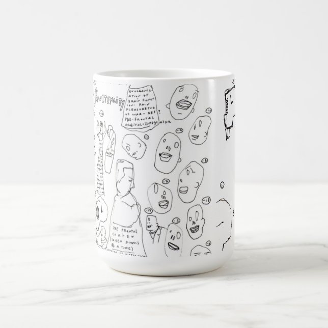 Schlag-Zyklus-Schädel-Tasse Kaffeetasse (Mittel)