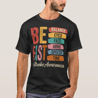 Schlaganfall-Bewusstseinsmonat Neuro Krankenschwes T-Shirt