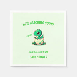 Schläge bald Dinosaur Baby Dusche Baby Dusche Serviette