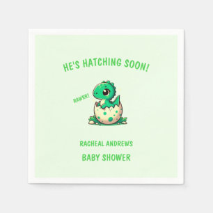 Schläge bald Dinosaur Baby Dusche Baby Dusche Serviette