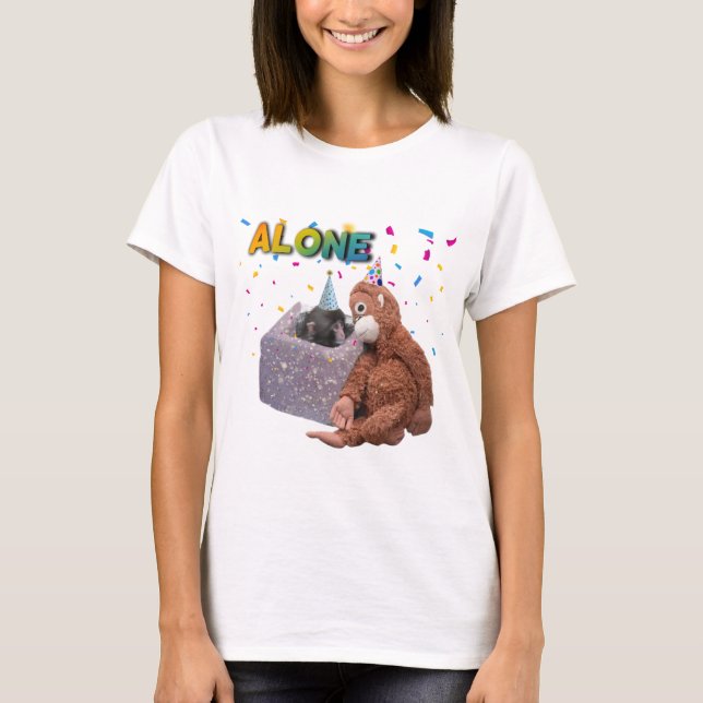 Schlage den Affen T-Shirt (Vorderseite)