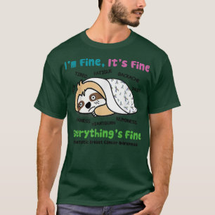 Schläge metastatische Brustkrebs-Bewusstsein I bin T-Shirt
