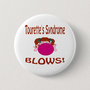 Schläge Tourette Syndrom-Knopf Button
