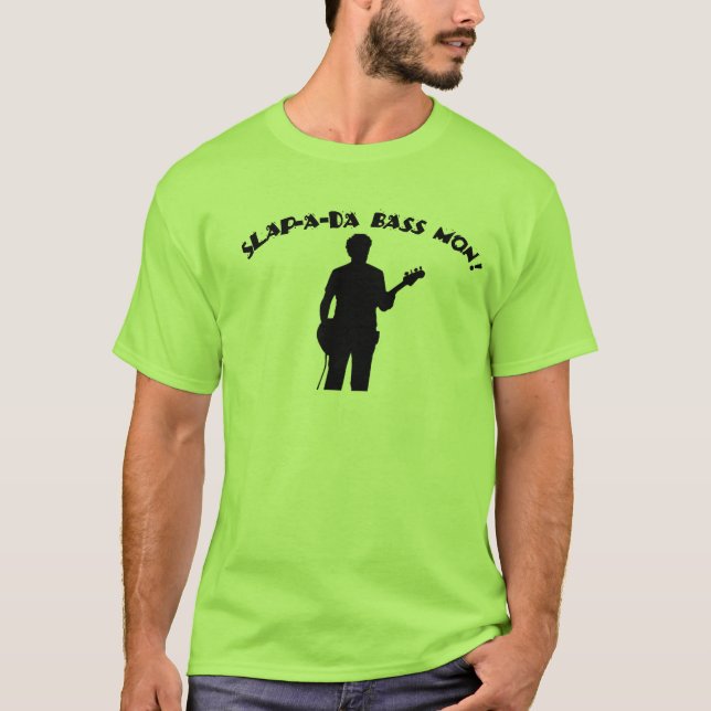 Schlagen des Bass-Mannes T-Shirt (Vorderseite)