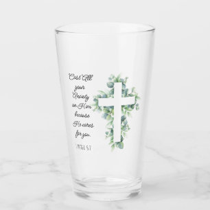 Schlagen Sie all Ihre Angst auf Ihm Eukalyptus Cro Glas