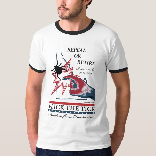 Schlagen Sie das Ticken - Idaho-Ausgabe T-Shirt (Vorderseite)