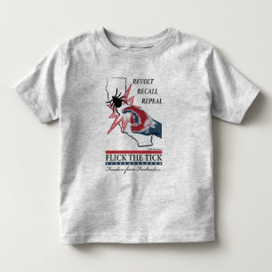 Schlagen Sie das Ticken - Kalifornien-Kleinkind Kleinkind T-shirt
