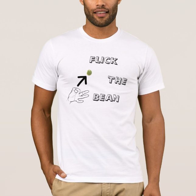 SCHLAGEN SIE DIE BOHNE T-Shirt (Vorderseite)