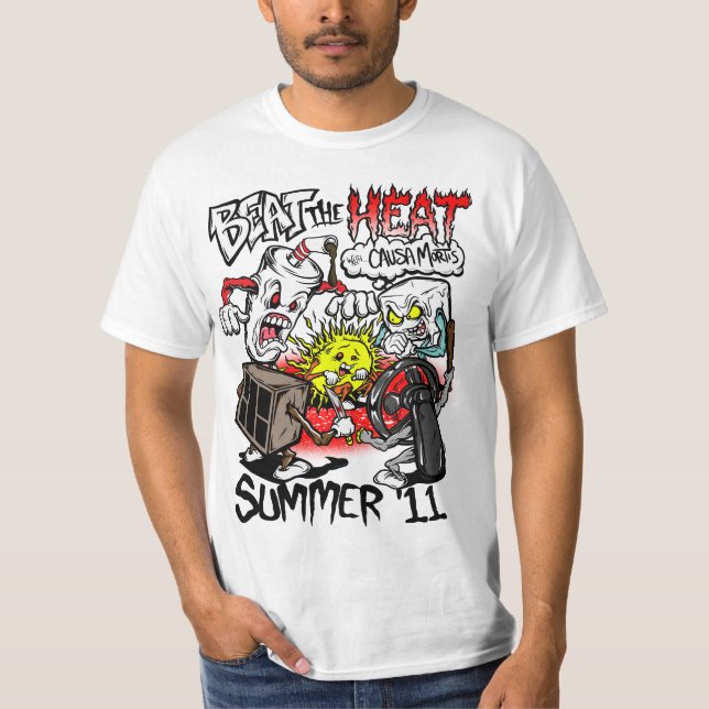 Schlagen Sie die Hitze T-Shirt (Vorderseite)