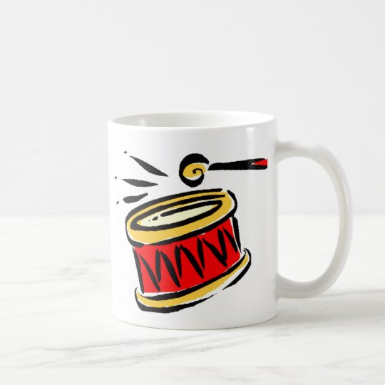 Schlagen Sie die Trommel Kaffeetasse