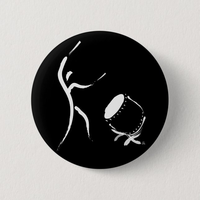 Schlagen Sie es (Taiko Knopf) Button (Vorderseite)